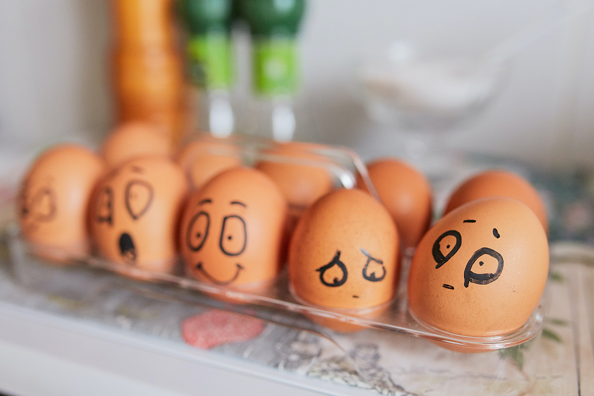 Happy and Sad Eggs: A Recipe